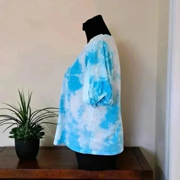 ❤️ Hashttag Tie-dye Short  Sleeved T-shirt - Picture 2 of 11